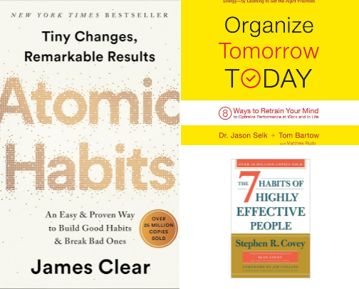 Mindset & Motivation: Books That Build Discipline cover photo collage