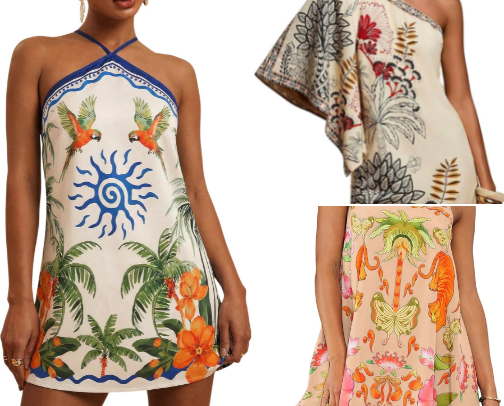 🌺🌺 Tropical Dresses That Bring Vacation Vibes All Summer cover photo collage