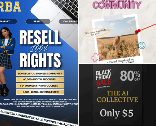 Making money online cover photo collage