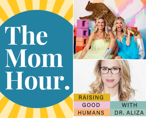 Best Mom Podcasts (That Actually Get It) cover photo collage