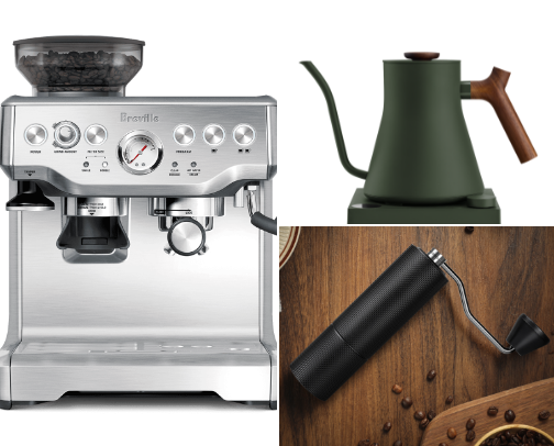 Coffee Lover's Daily Setup cover photo collage