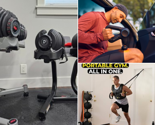 The Compact Home Gym & Daily Mobility Reset cover photo collage