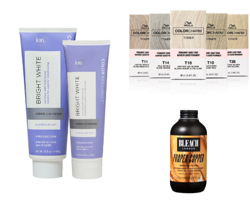 hair dyeing necessities cover photo collage