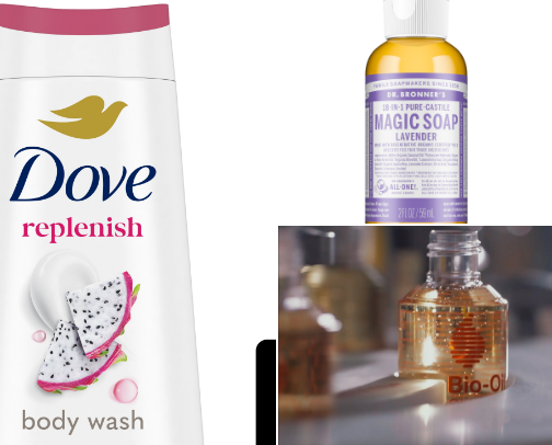 Shower routine cover photo collage