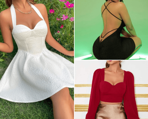 Shein Outfits & Clothing Picks | Dresses, Tops, Jackets & More cover photo collage