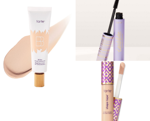 Over 40 (and under) makeup, skincare, and perfume cover photo collage