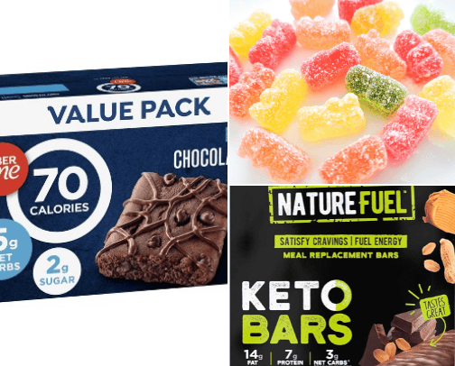 Delicious Low Calorie, Low carb & Sugar - free Snacks, Food & Drinks.. cover photo collage
