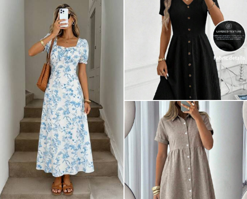 modest dresses you can afford🥲 cover photo collage