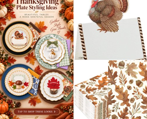 Thanksgiving Table Setting Ideas | Elegant Fall Place Settings 🍂 cover photo collage