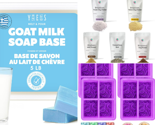 Soap Making List cover photo collage