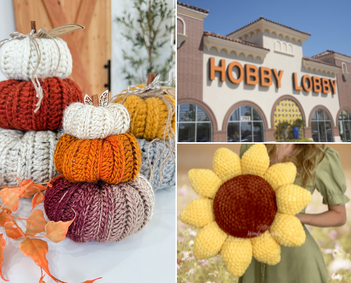 My Favorite Craft Stores and Crochet Patterns cover photo collage