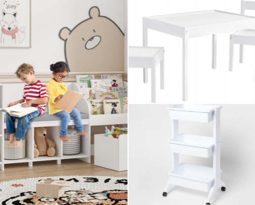 Small Space Play Area cover photo collage