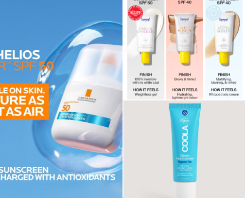 Sunscreens I'd Actually Wear Every Day (25 Lightweight, No-White-Cast SPFs for 2026) cover photo collage