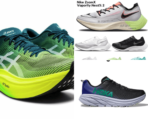 Yang di sarankan sepatu running terbaik dan nyaman cover photo collage