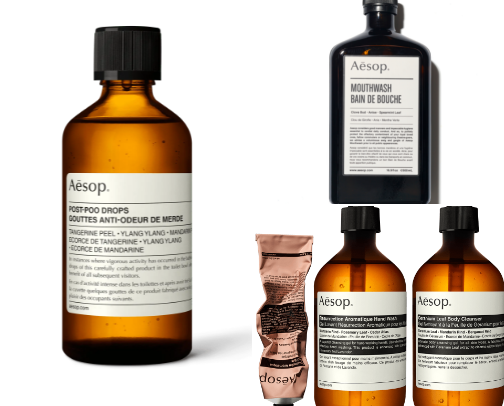 aesop essentials cover photo collage