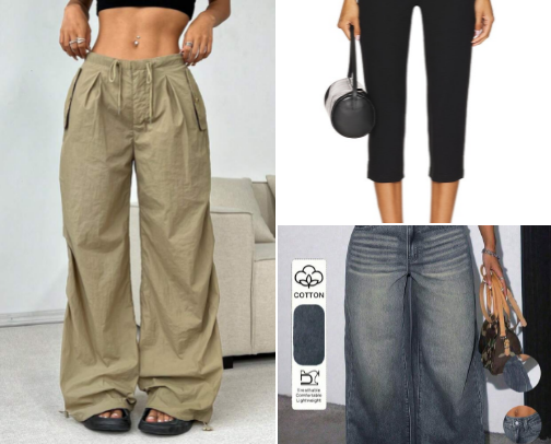 Pants cover photo collage