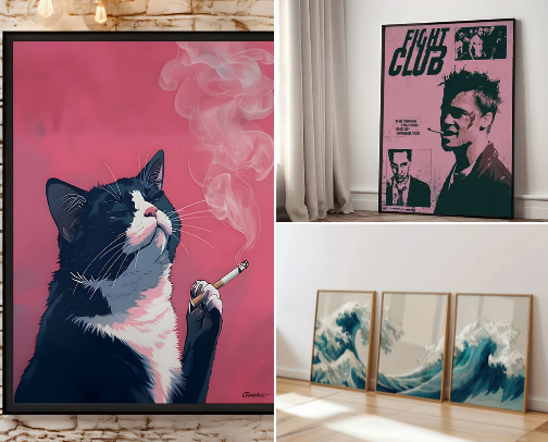 Vibes on wall🌺​🪟​ cover photo collage
