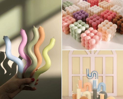 bendy candles cover photo collage