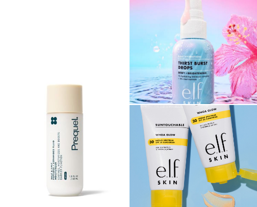 Lightweight summer makeup cover photo collage