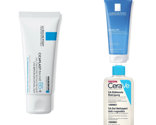 products for dry skin cover photo collage