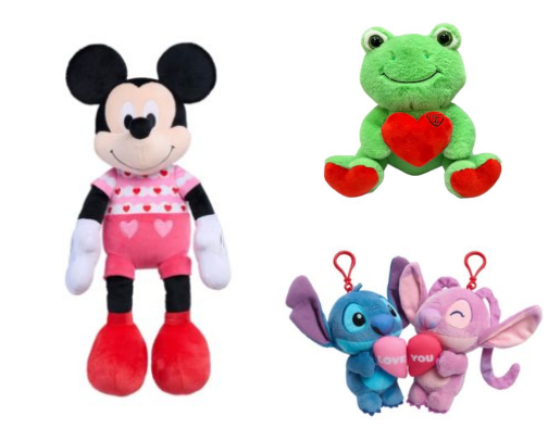 Valentine's Day Stuffed Animals and Plushies cover photo collage