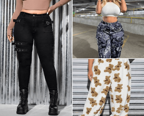 Plus Size Pants cover photo collage