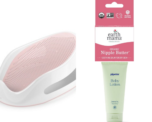 Newborn & Postpartum Essentials Every First Time Mom Needs cover photo collage