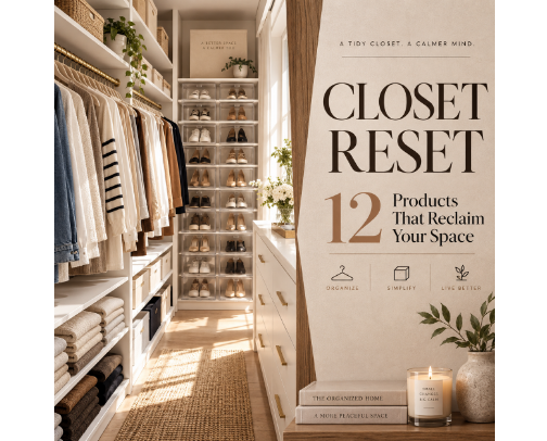 The Ultimate Closet Organization Guide: 12 Real-World Essentials That Actually Work cover photo collage