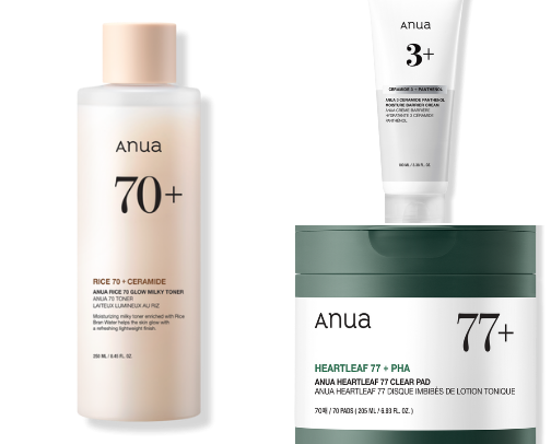 Korean/gentle face products for beginners/acne prone skin! cover photo collage