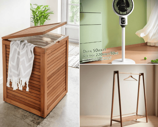 Luxurious Wooden Laundry Items for an Elegant Touch cover photo collage