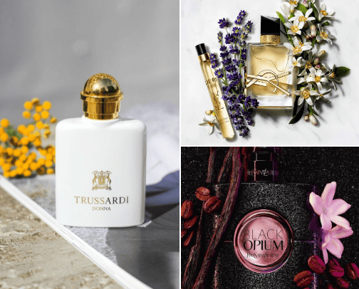 favourite fragrances cover photo collage