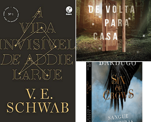 meus livros favoritos - edição GRINGA cover photo collage