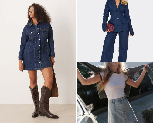 Everything  for denim lovers🤗😍 cover photo collage