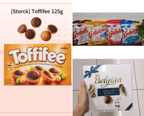 Life is sweeter with CHOCOLATE cover photo collage