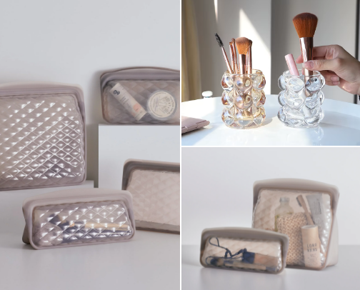 Makeup Storage & Organizers cover photo collage