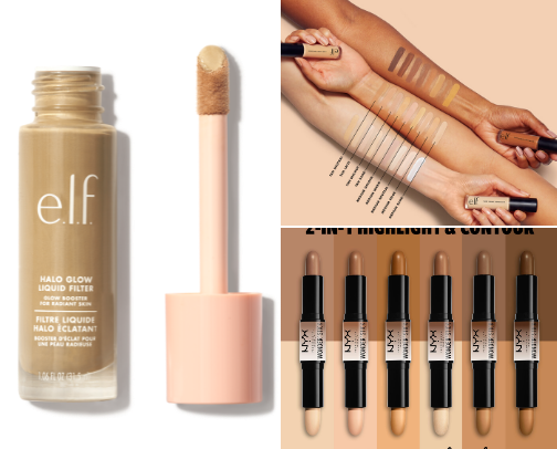 Everyday affordable makeup routine (clean girl aesthetic)💋 cover photo collage