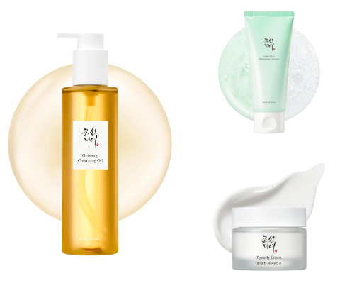 Glowy skin must haves cover photo collage