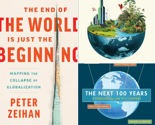 Fascinating speculation books about the near future cover photo collage