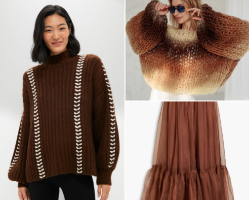 Chocolate Brown - Fall 2025 Fashion cover photo collage