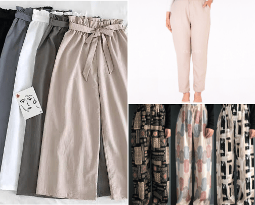 Celana Kulot Wanita cover photo collage