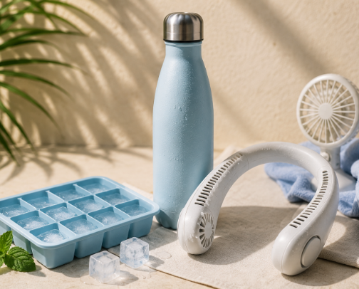Les indispensables en cas de canicule cover photo collage