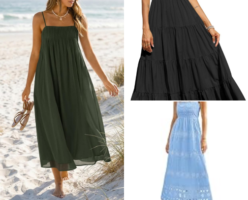 Summer Maxi Dresses July cover photo collage