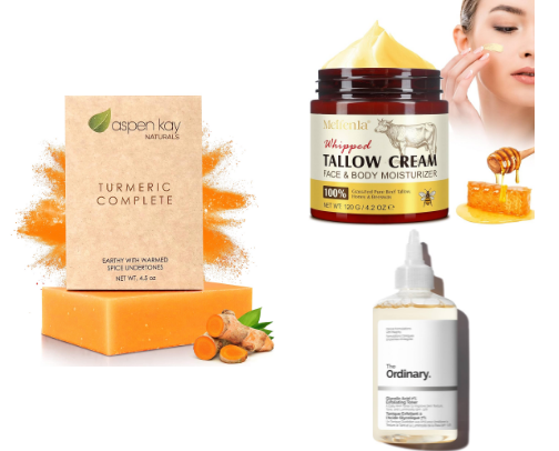 Glow getter: Facial skin care products you'll love.🧖🏽‍♀️💕 cover photo collage