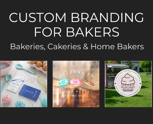 Custom Branding for Bakeries, Cakeries & Home Bakers cover photo collage