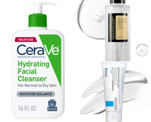 Everyday Glowing Skin & Self-Care Essentials for Busy Professionals cover photo collage