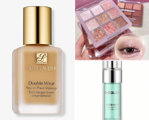 Best makeup recommendation and high class brand cover photo collage