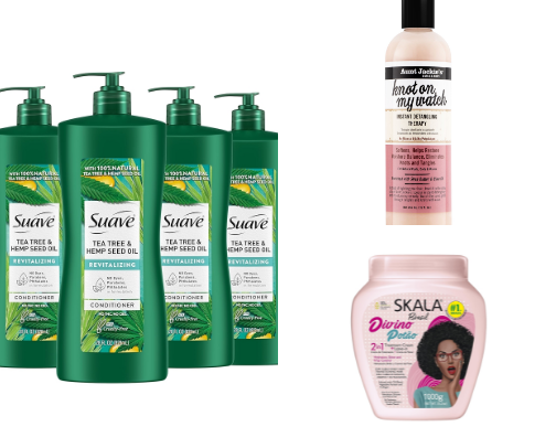 Hair care (For textured curly hair) cover photo collage