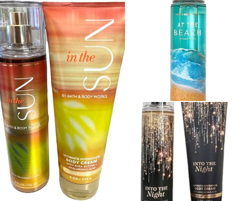 Bath and body works! cover photo collage