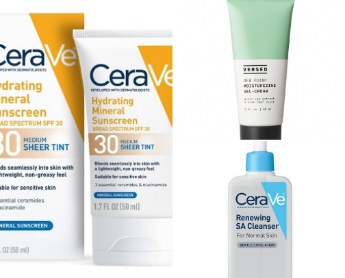 skincare essentials 🛁✨ cover photo collage