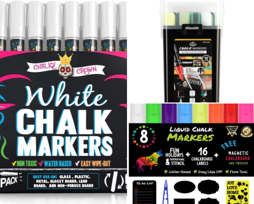 Chalk Markers That Actually Write Smooth on My Kitchen Chalkboard cover photo collage